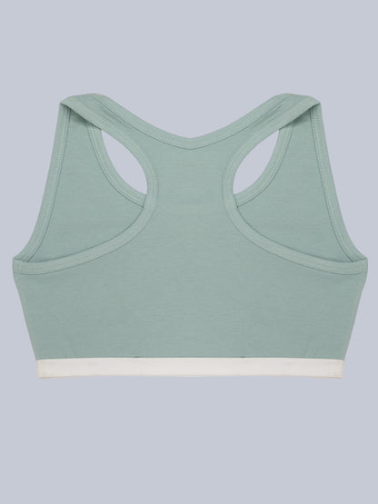 Sports Bra -Solid Color  Combo Outer Elastic Pack of 3