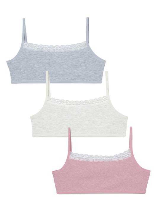 Beginners Bra - Lace Attached Pack Of 3