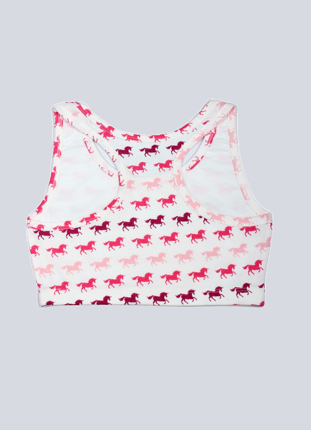 Sports Bra -Solid Colour & Horse All over Print combo of 3