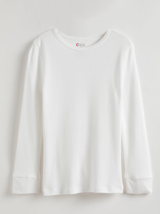 Unisex Thermal Full Sleeve _White