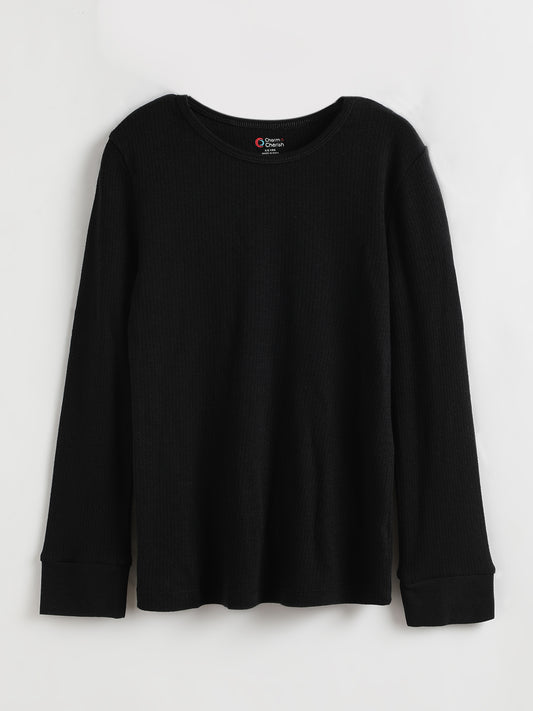 Unisex Thermal Full Sleeve _Black