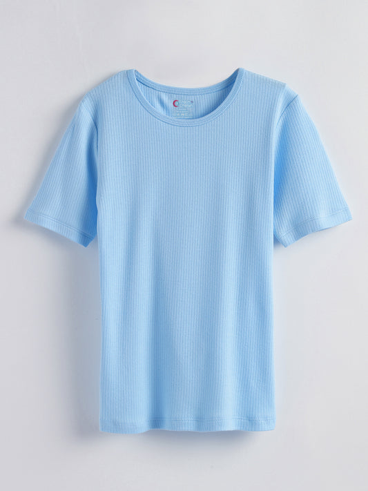 Unisex Thermal Short Sleeve _Blue