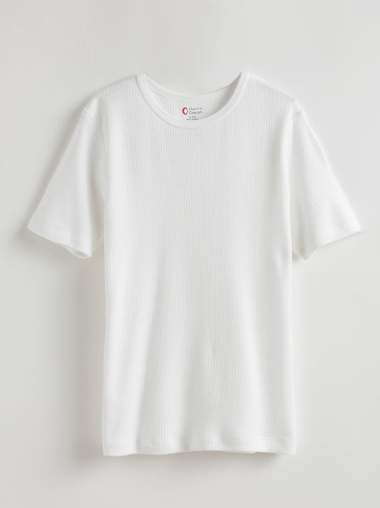 Unisex Thermal Short Sleeve _White