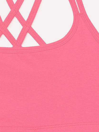 Girls Sports Bra _Pink