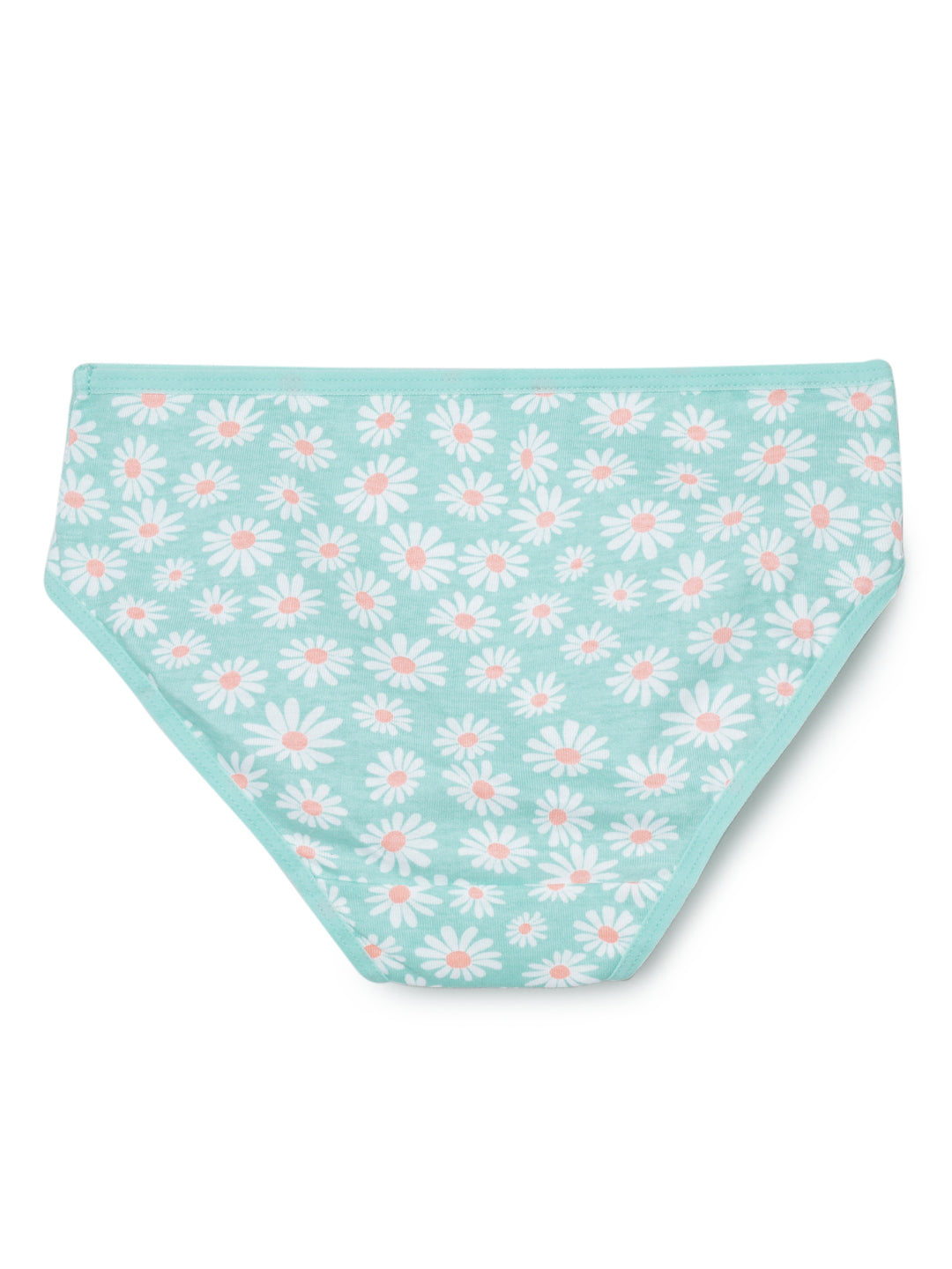 Girls Brief -Flower All over & Stripe Printed Brief Pack of 5