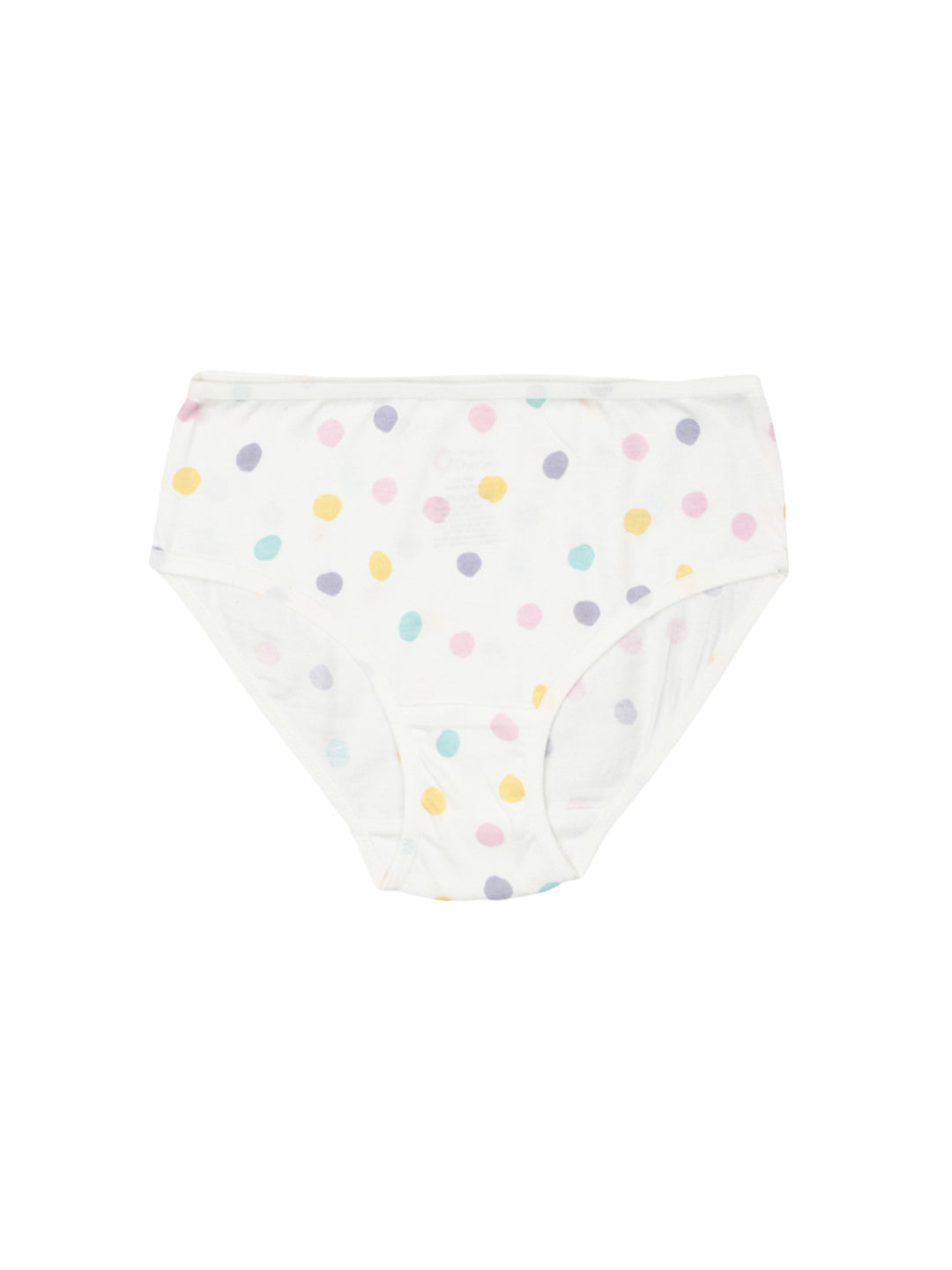 Girls Brief _Polka dot & Stripes All Over Print Pack of 7