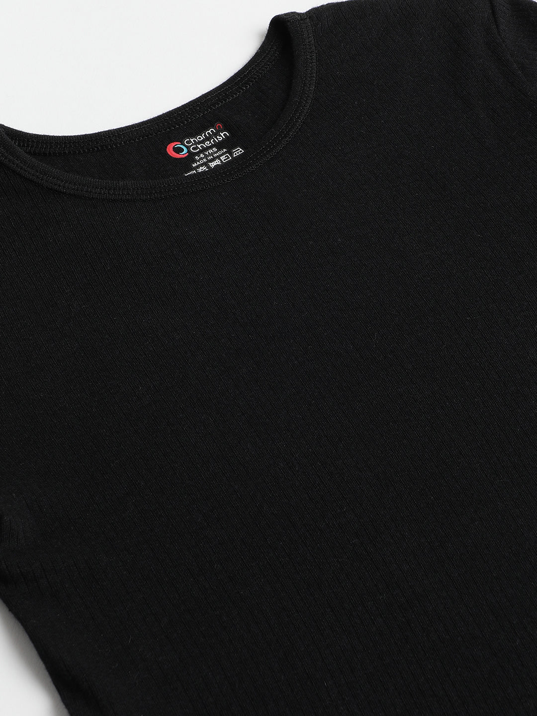 Unisex Thermal Short Sleeve _Black