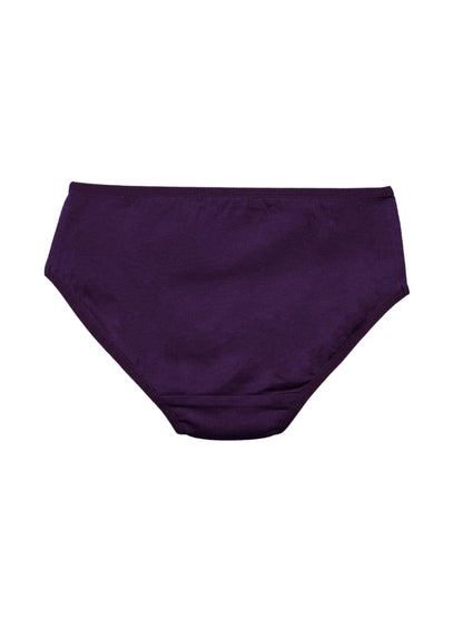 Girls Brief - Unicorn All Over & Solid Colour Combo  Pack of 5