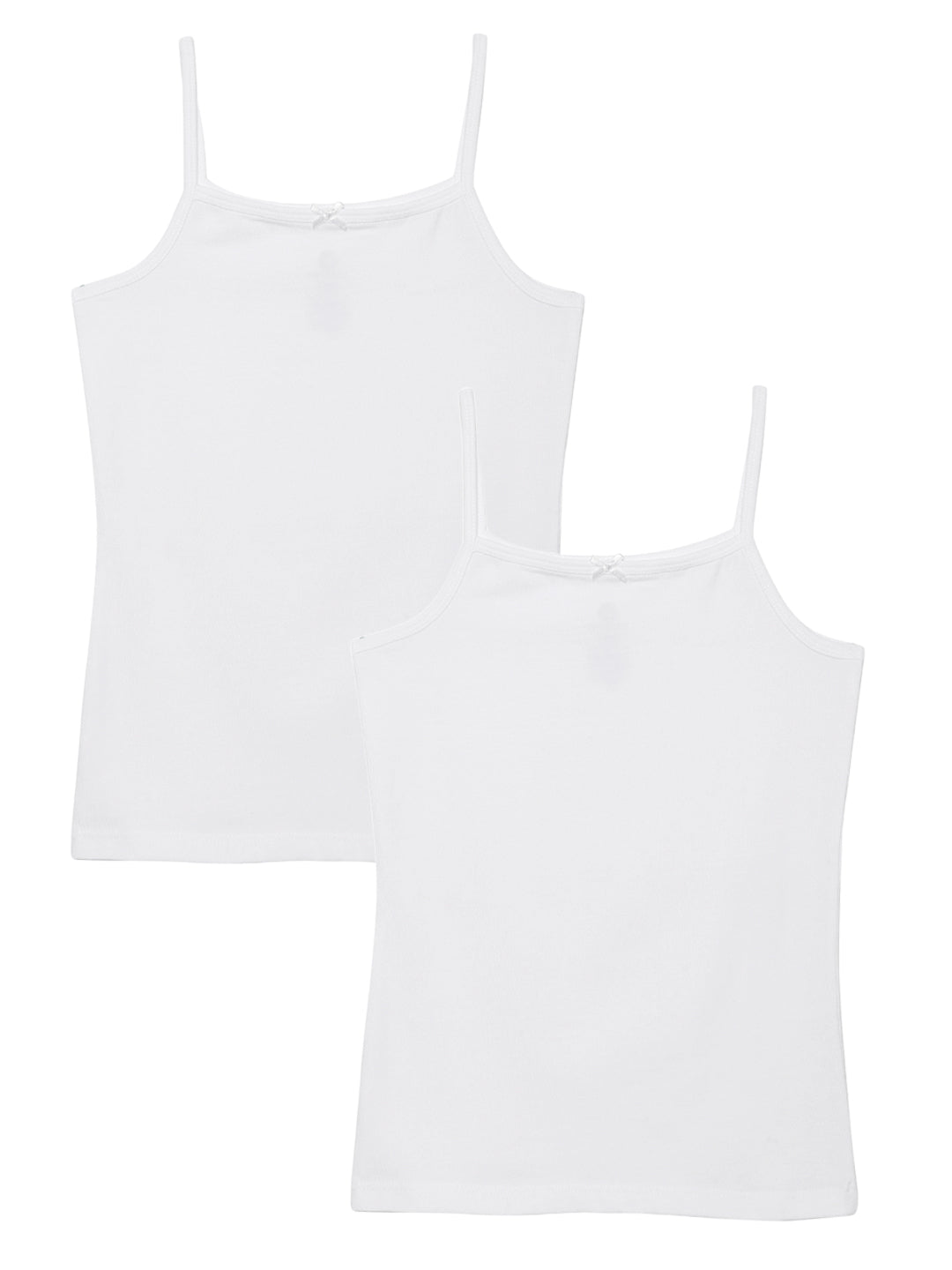 Cami Vests - White Combo Pack of 2