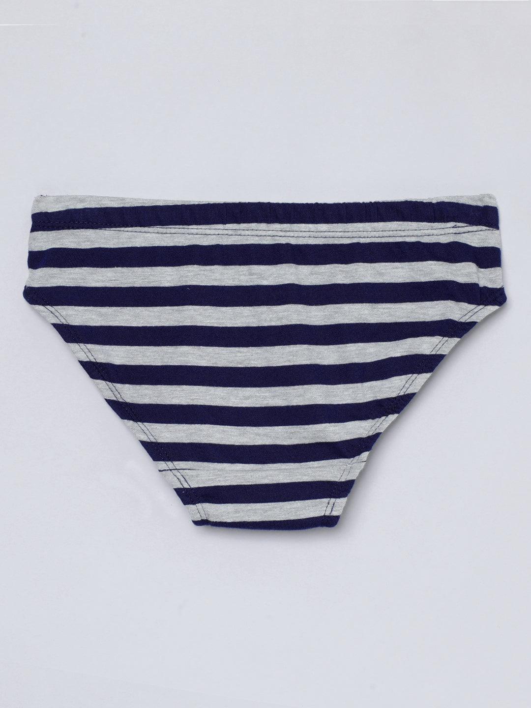 Boys Brief - Anchor All Over & Stripes Printed Brief Pack of 3 - CharmnCherish