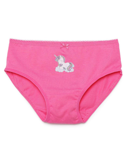 Girls Brief - Unicorn Print (Pack of 4) - CharmnCherish