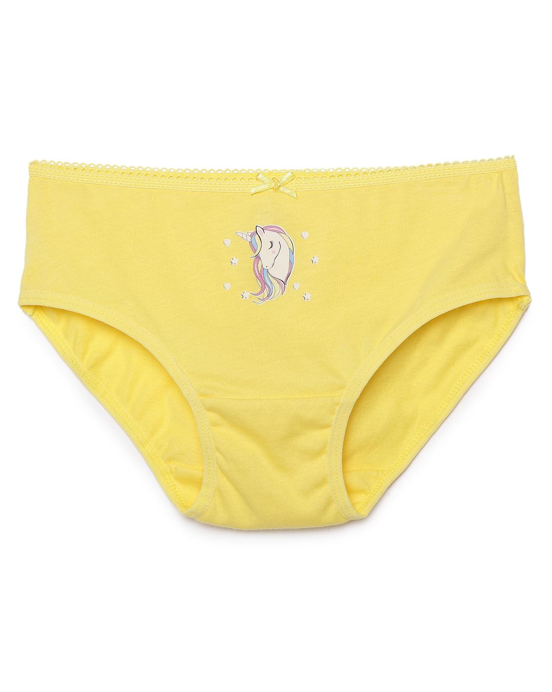 Girls Brief - Unicorn Print (Pack of 4) - CharmnCherish