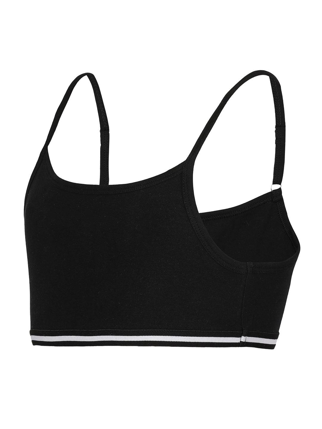 Beginners Bra - Black (Pack of 2) - CharmnCherish