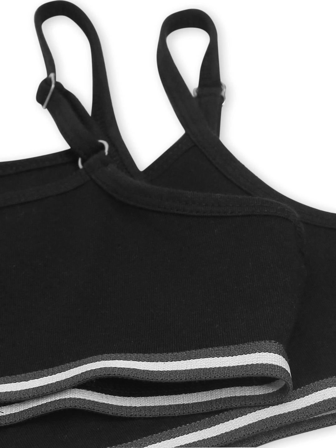 Beginners Bra - Black (Pack of 2) - CharmnCherish