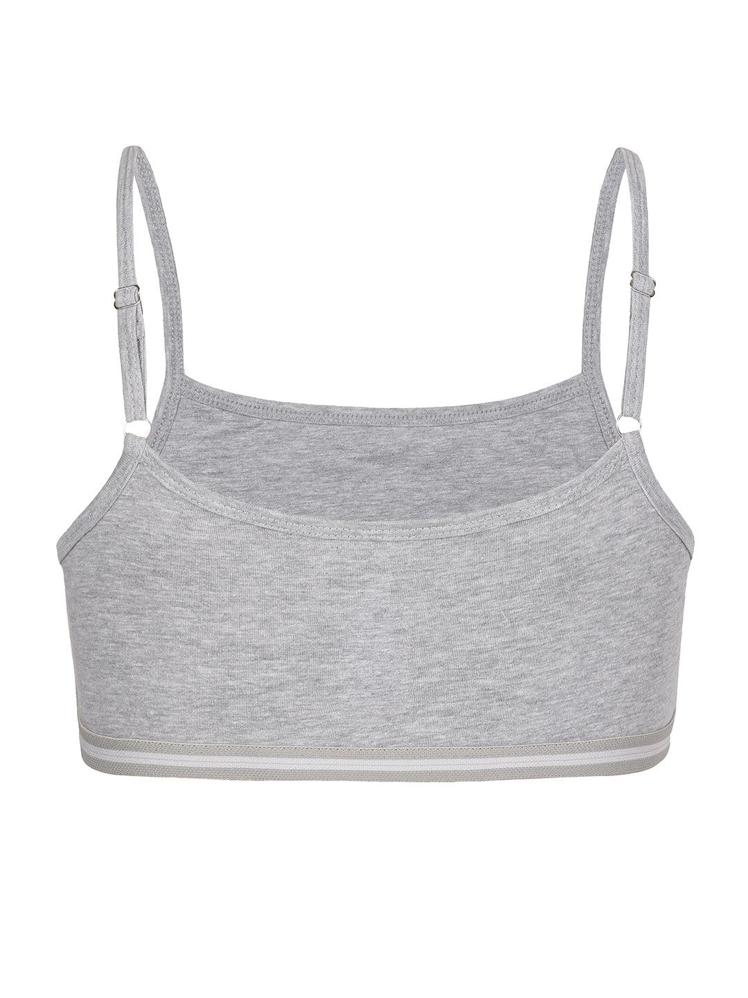 Beginners Bra - Grey & White (Pack of 2) - CharmnCherish