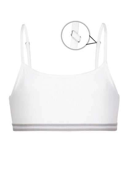 Beginners Bra - Grey & White (Pack of 2) - CharmnCherish