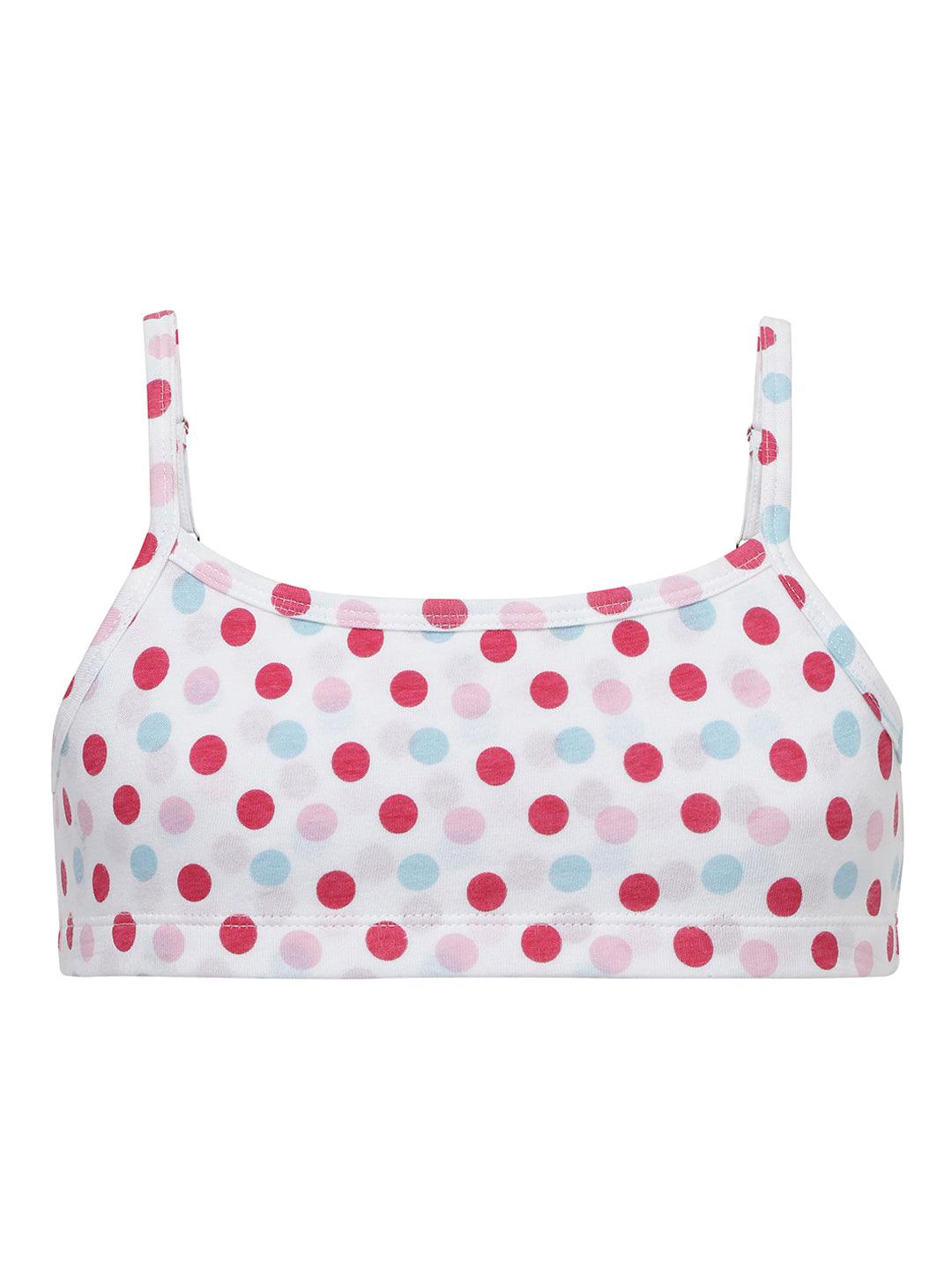 Beginners Bra - Polka Dotted & Stripe (Pack of 2) - CharmnCherish