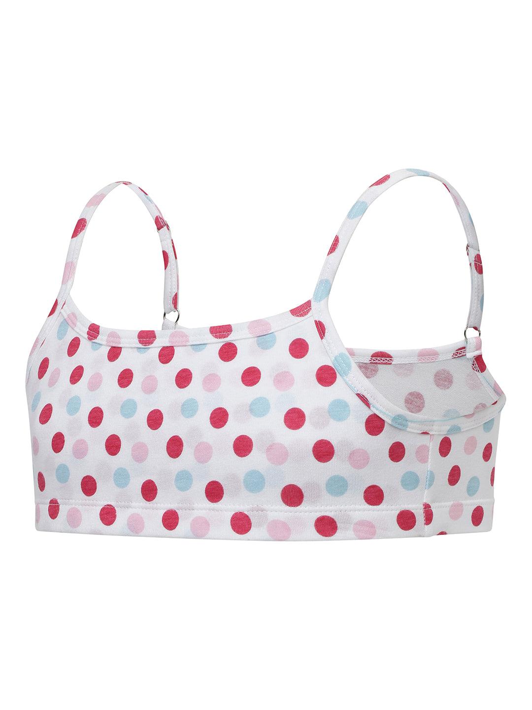 Beginners Bra - Polka Dotted & Stripe (Pack of 2) - CharmnCherish