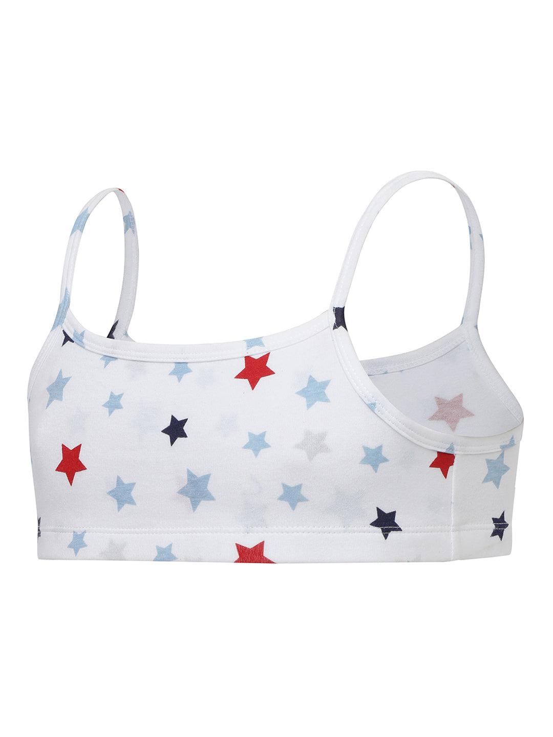 Beginners Bra - Star Print & Pink (Pack of 2) - CharmnCherish