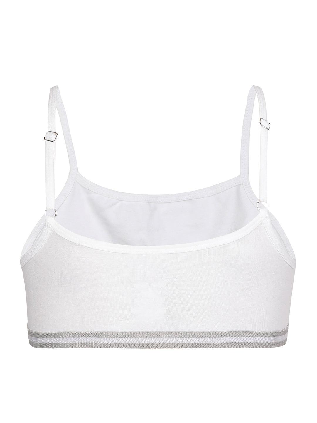 Beginners Bra - White & Nude (Pack of 2) - CharmnCherish