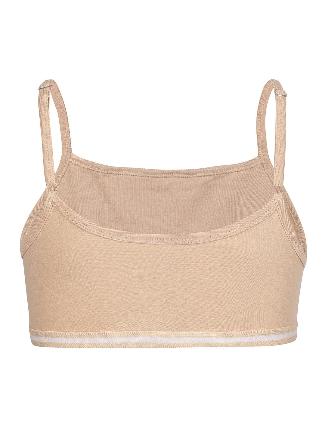 Beginners Bra - White & Nude (Pack of 2) - CharmnCherish