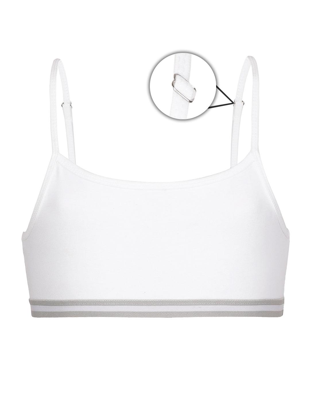 Beginners Bra - White & Nude (Pack of 2) - CharmnCherish