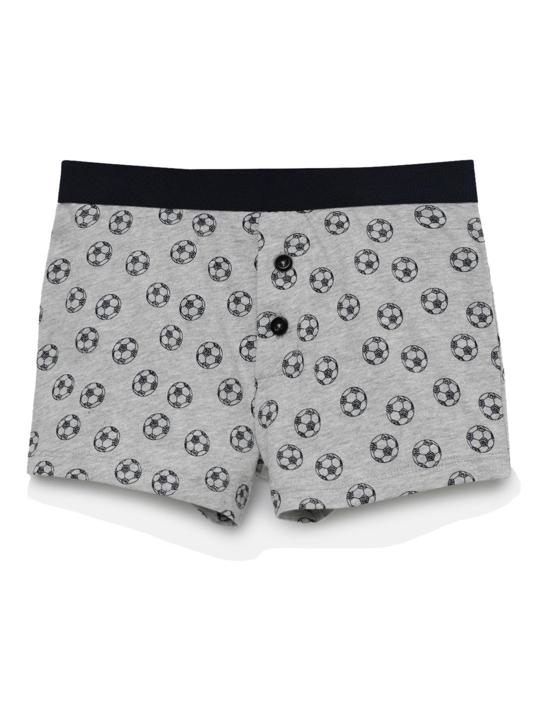 Boxer - Football Prints (Pack of 3) - CharmnCherish