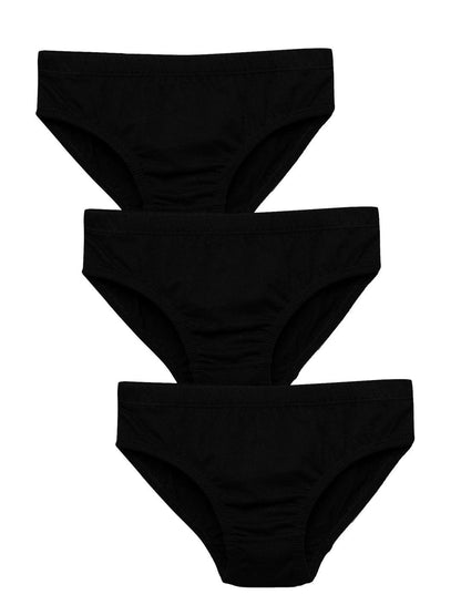 Boys Brief - Black (Pack of 3) - CharmnCherish