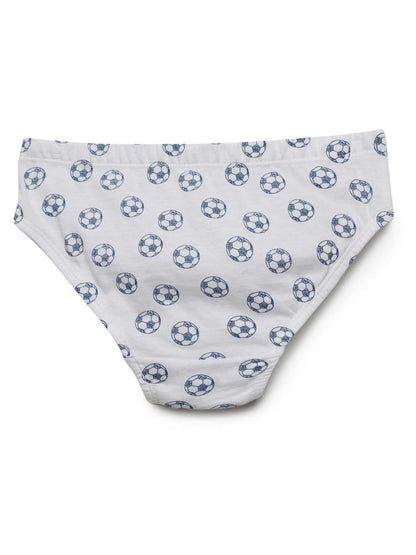 Boys Brief - Football Prints (Pack of 5) - CharmnCherish