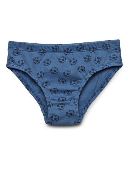 Boys Brief - Football Prints (Pack of 5) - CharmnCherish