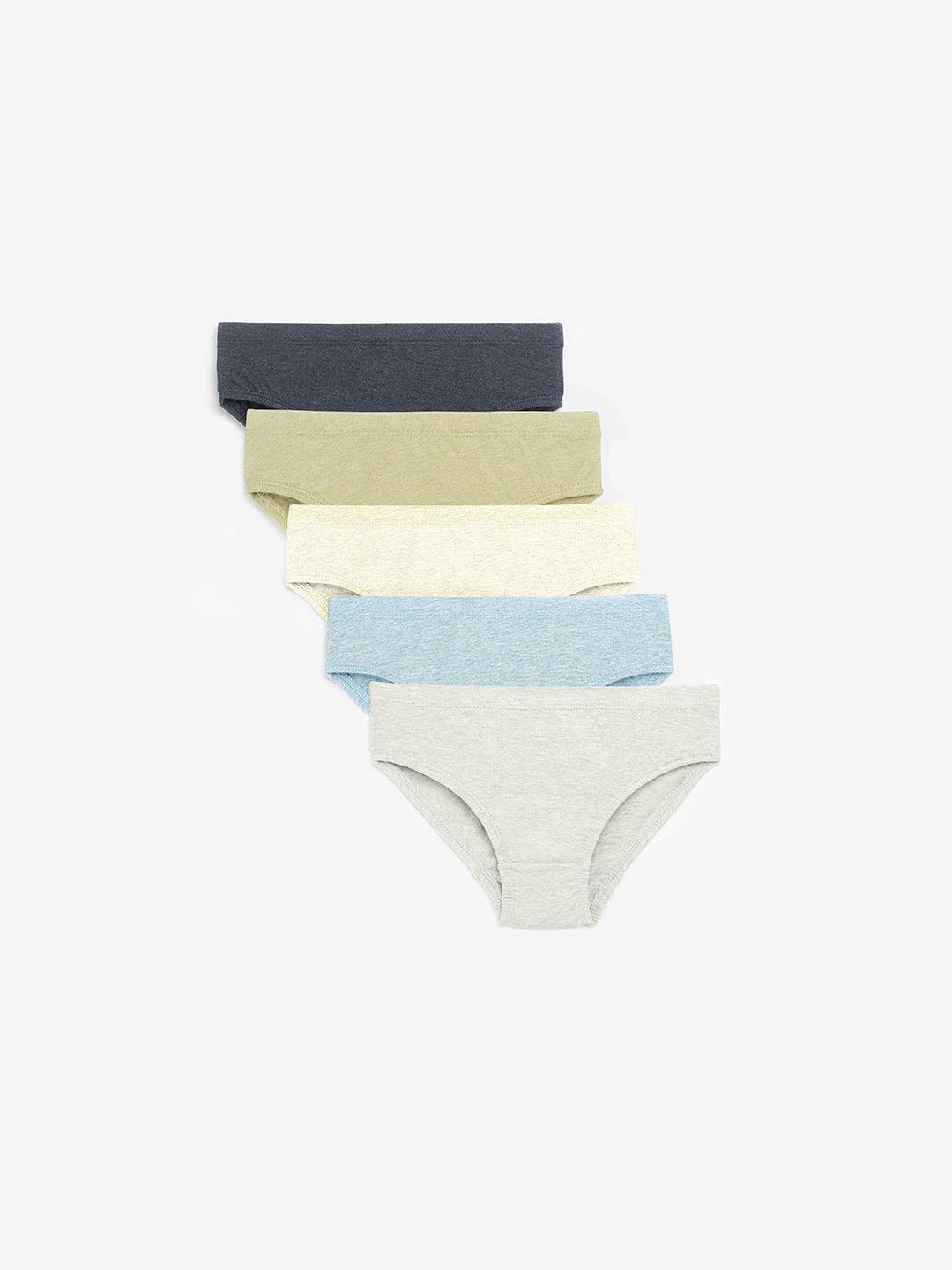 Boys Brief - Solid Multi-colour (Pack of 5) - CharmnCherish