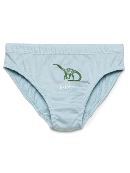 Boys Brief - Weekdays Dino Print (Pack of 7) - CharmnCherish