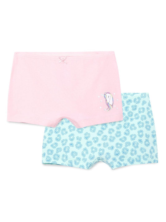 Girls Boyshorts - Unicorn Prints (Pack of 2) - CharmnCherish