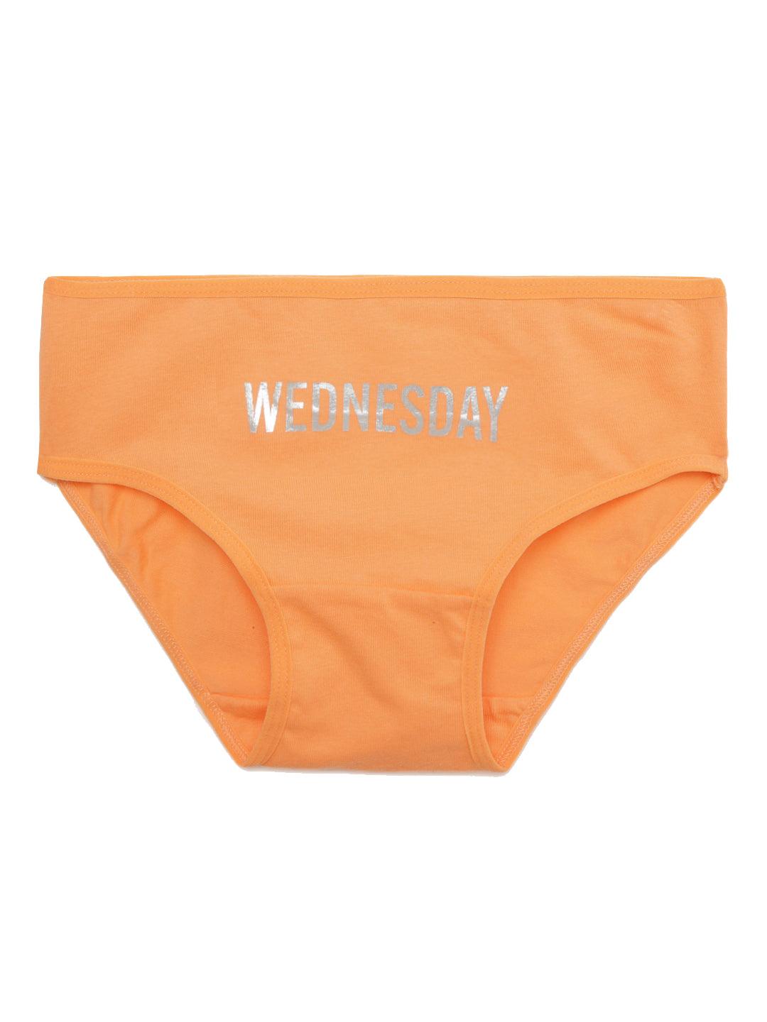 Girls Brief - Weekdays Prints (Pack Of 7) - CharmnCherish