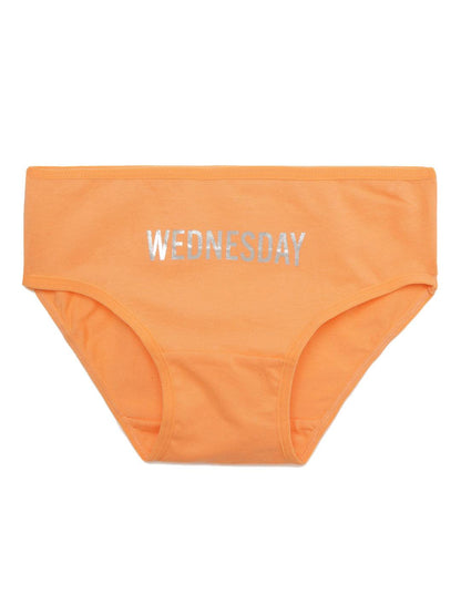 Girls Brief - Weekdays Prints (Pack Of 7) - CharmnCherish