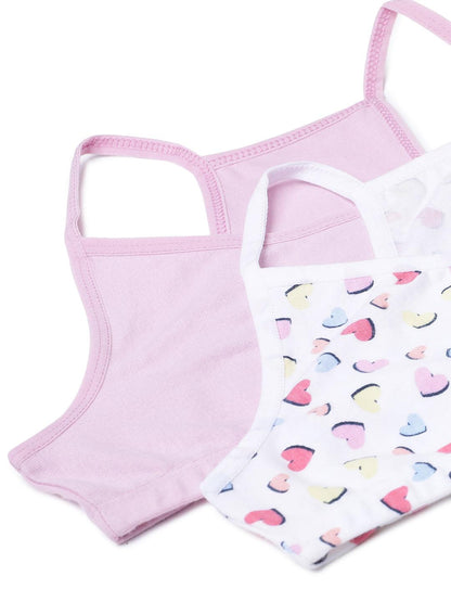 Sport Bra - Heart Print (Pack of 2) - CharmnCherish