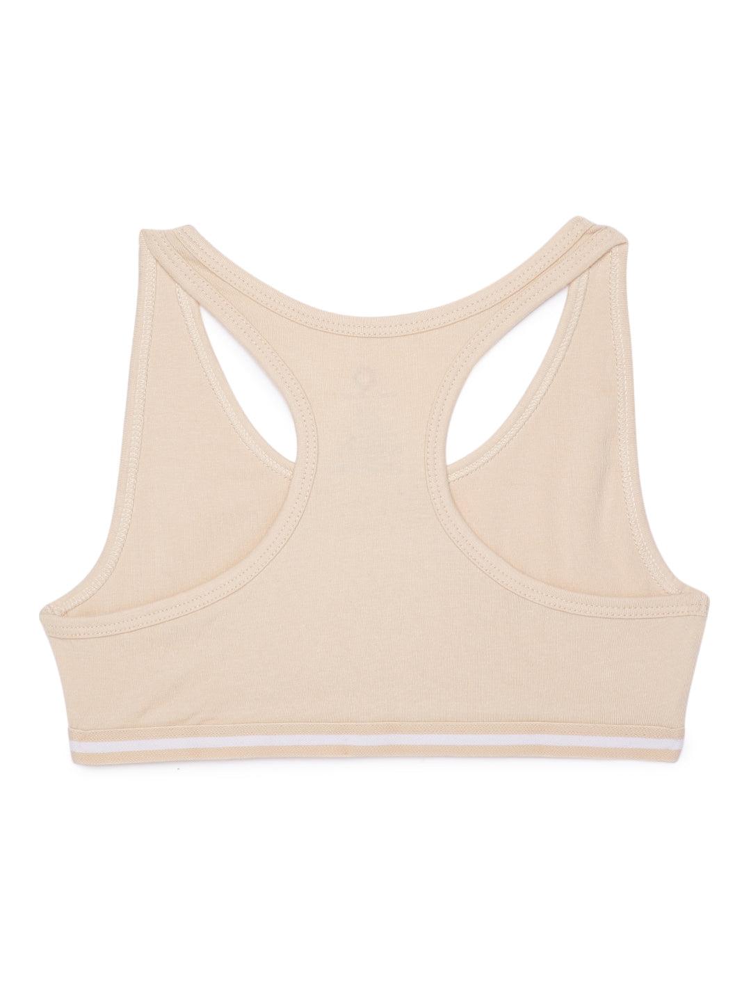 Sports Bra - Beige and Black (Pack of 2) - CharmnCherish