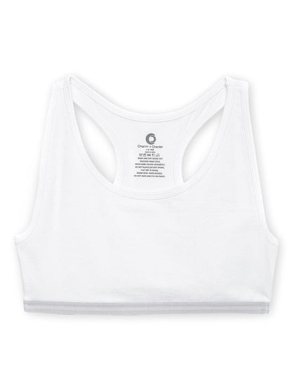 Sports Bra - White & Grey (Pack of 2) - CharmnCherish