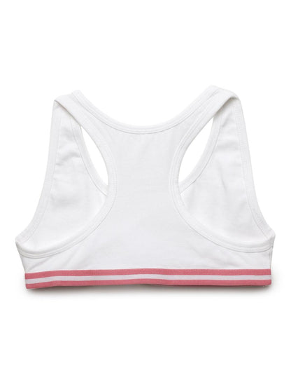 Sports Bra - White & Pink (Pack of 2) - CharmnCherish